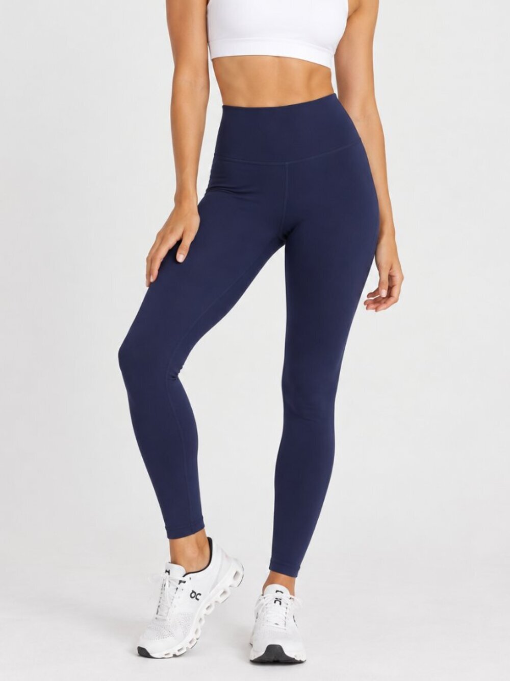 Glyder Pure High Waist Performance Wear Leggings Indigo Blue Size XL